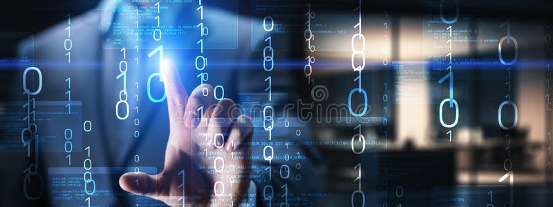 Programming code interface for software development and computer science learning with hand interaction. Software binary computer code stock images, royalty-free photos and pictures