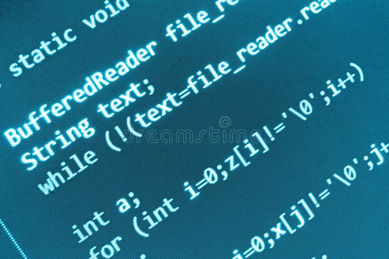 Programming code abstract screen software developer. Computer script. Programming coding script java stock images, royalty-free photos and pictures
