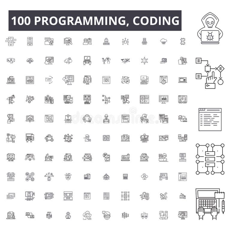 Programming Symbols Stock Illustrations – 7,221 Programming Symbols ...