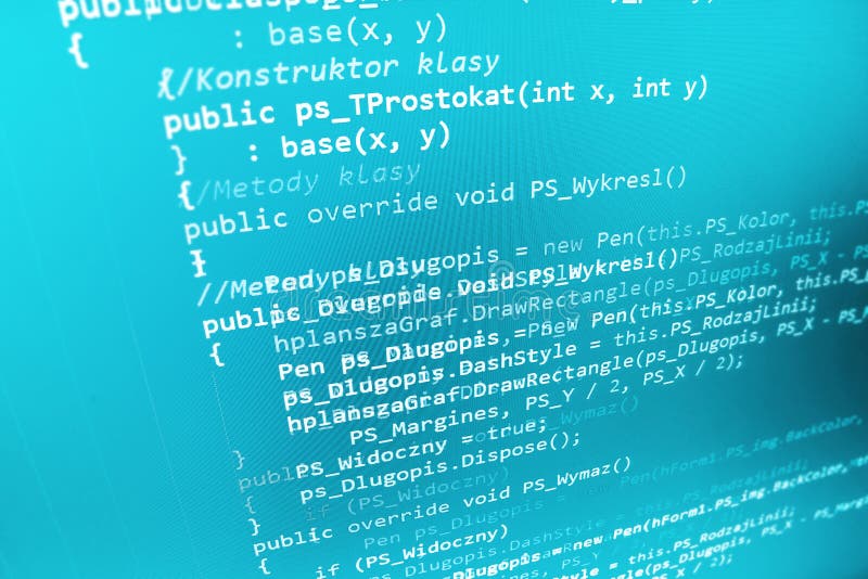 Programming coding source code screen abstract software developer computer script royalty free i̇llüstrasyon