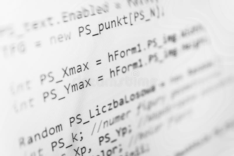 Programming code abstract screen software developer. Computer script. Programming coding script java stock images, royalty-free photos and pictures