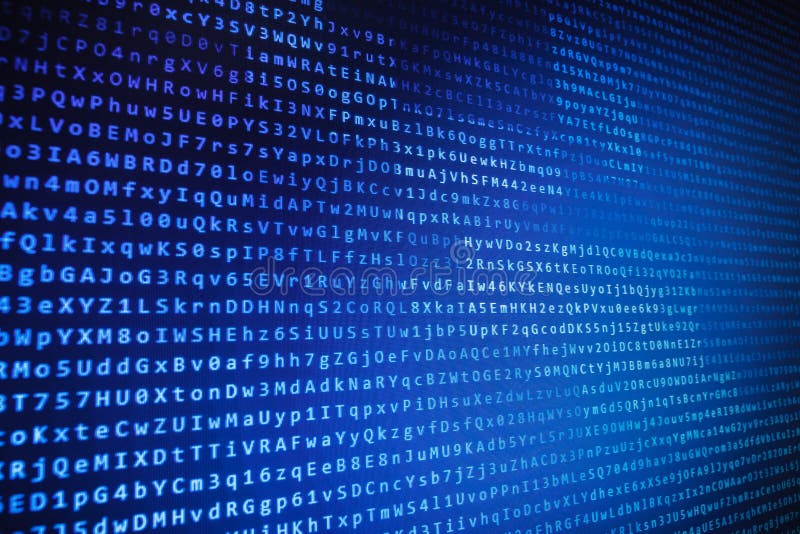 Programming Coding Source Code Screen. Stock Photo - Image of closeup ...
