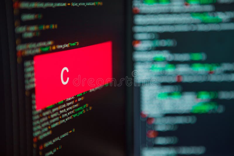 C Programming HD Wallpaper in VS Code Stock Image - Image of programming,  code: 156837957