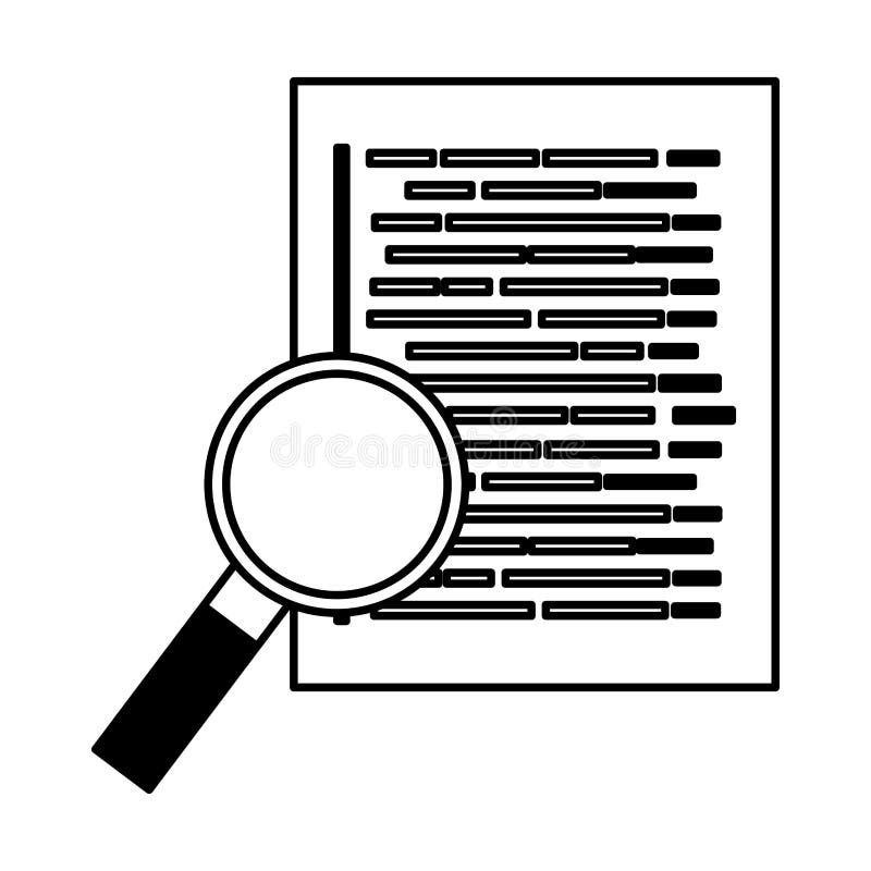 Programming software magnifying glass coding web development royalty free illustration