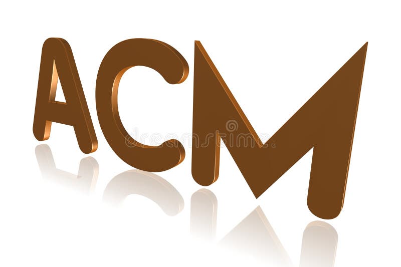 Programming Term - ACM - Association for Computing Machinery - 3D image