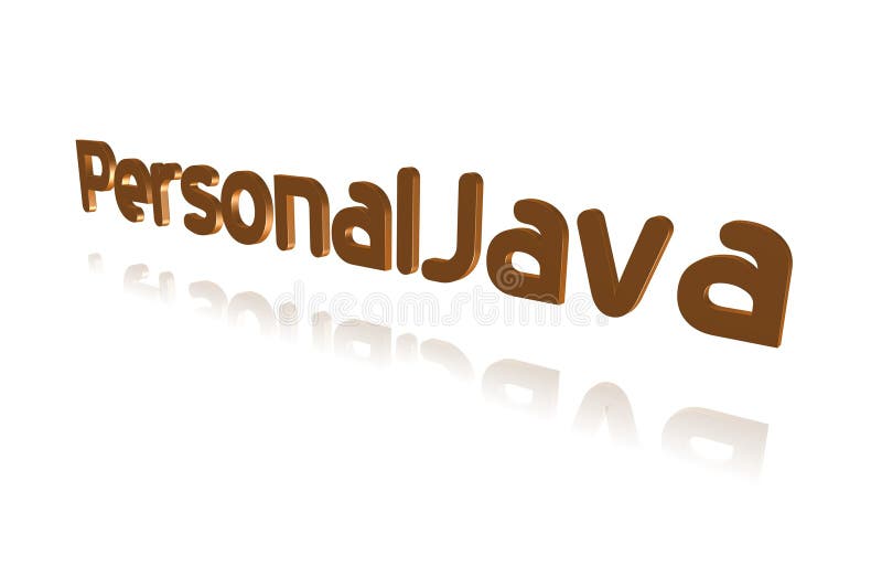 Programming Term - PersonalJava royalty free illustration