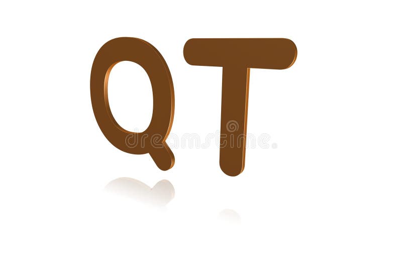 Programming Term - QT - Quick Time vector illustration
