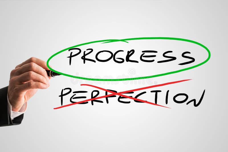 Progress - Perfection - concept