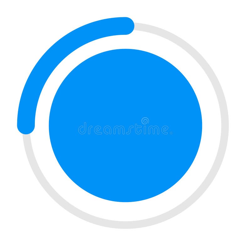 Progress, steps, phases, stages indicator circular graphics royalty free illustration