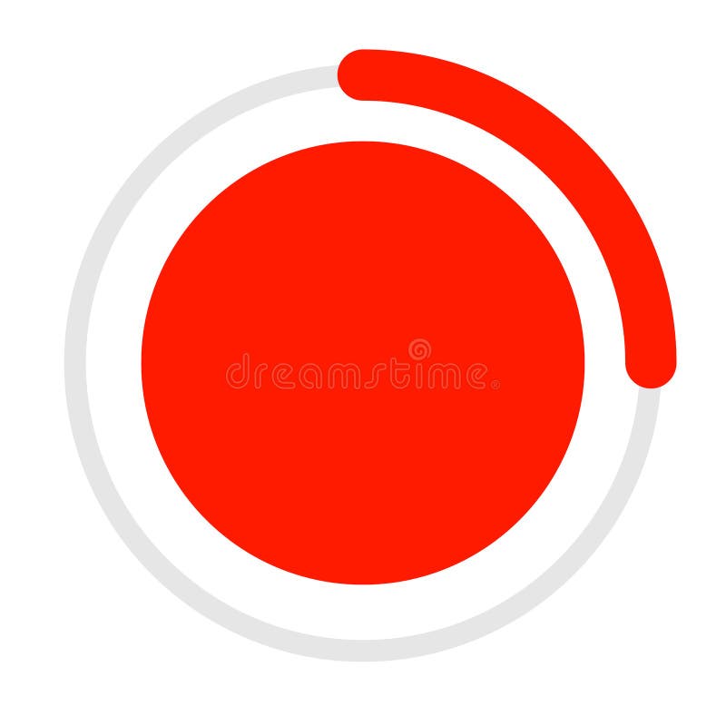 Progress, steps, phases, stages indicator circular graphics stock illustration