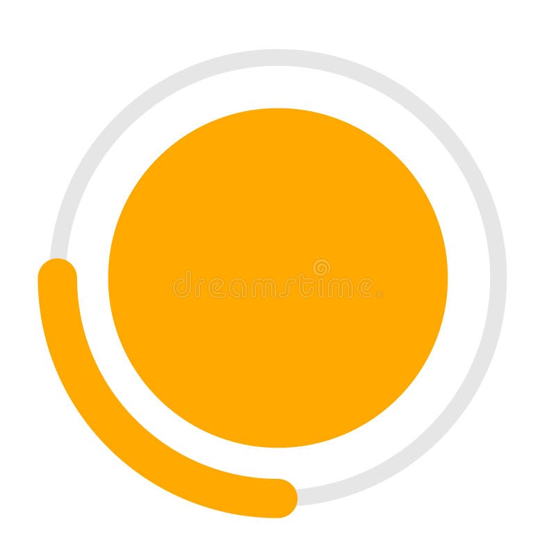 Progress, steps, phases, stages indicator circular graphics royalty free illustration