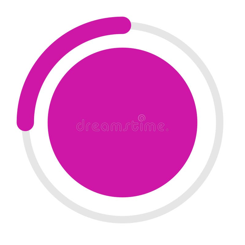 Progress, steps, phases, stages indicator circular graphics royalty free illustration