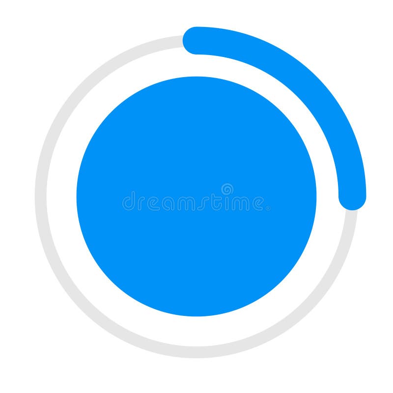 Progress, steps, phases, stages indicator circular graphics royalty free illustration