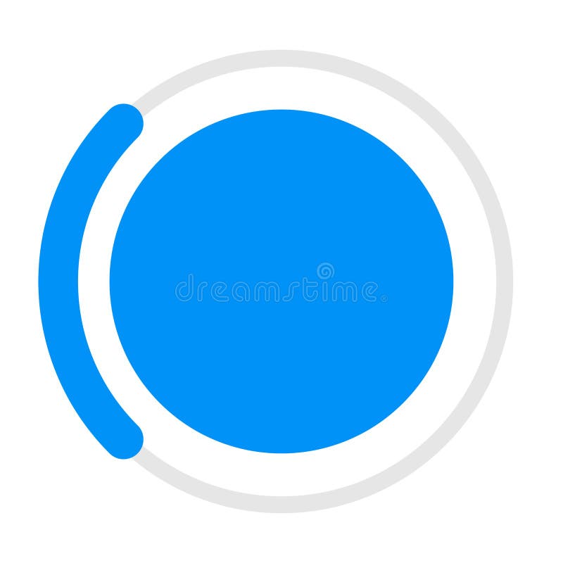 Progress, steps, phases, stages indicator circular graphics royalty free illustration