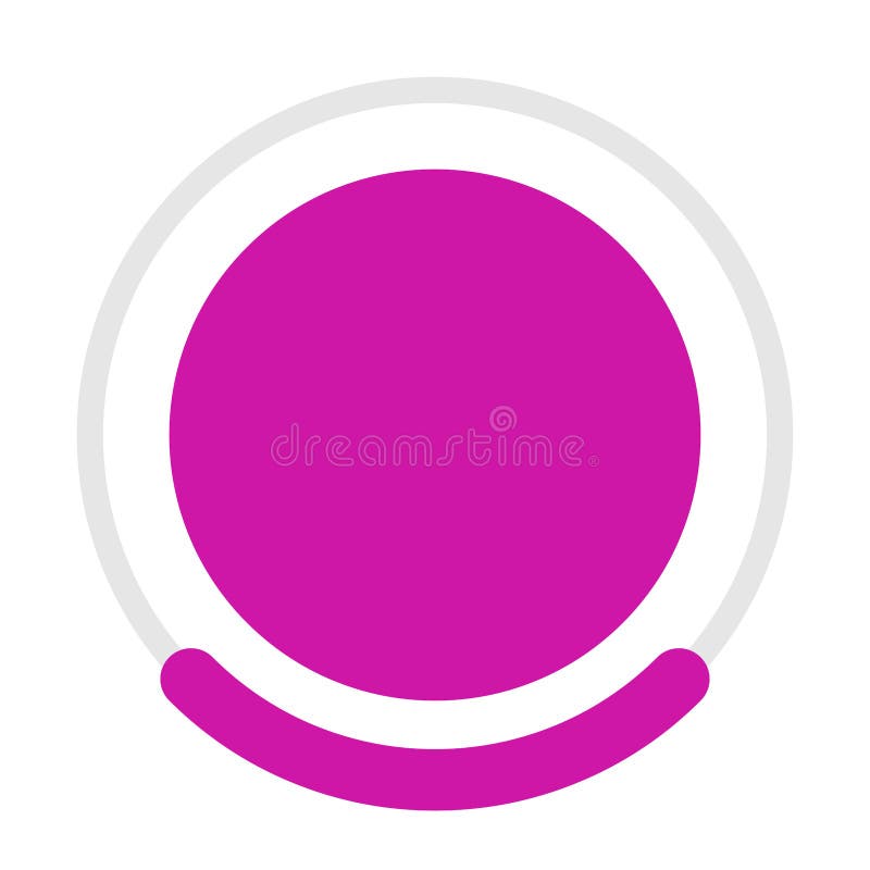 Progress, steps, phases, stages indicator circular graphics vector illustration