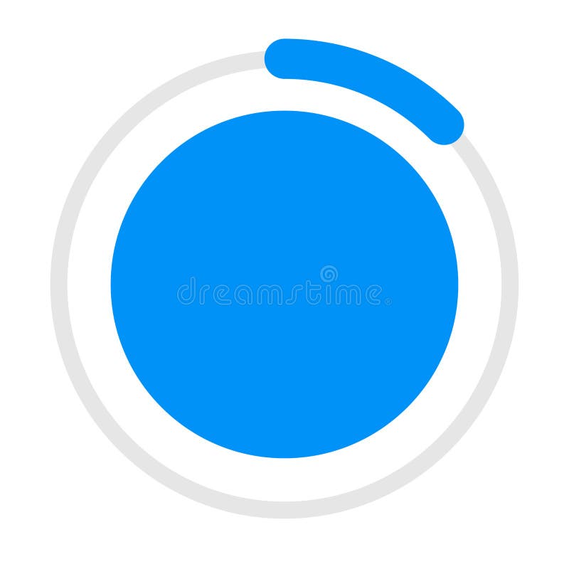 Progress, steps, phases, stages indicator circular graphics vector illustration