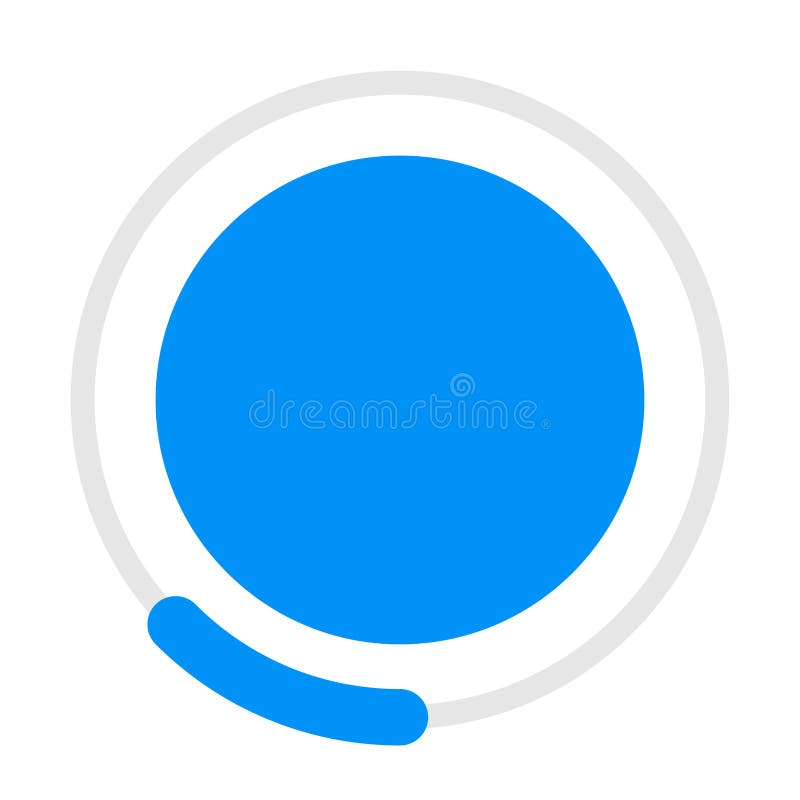 Progress, steps, phases, stages indicator circular graphics stock illustration