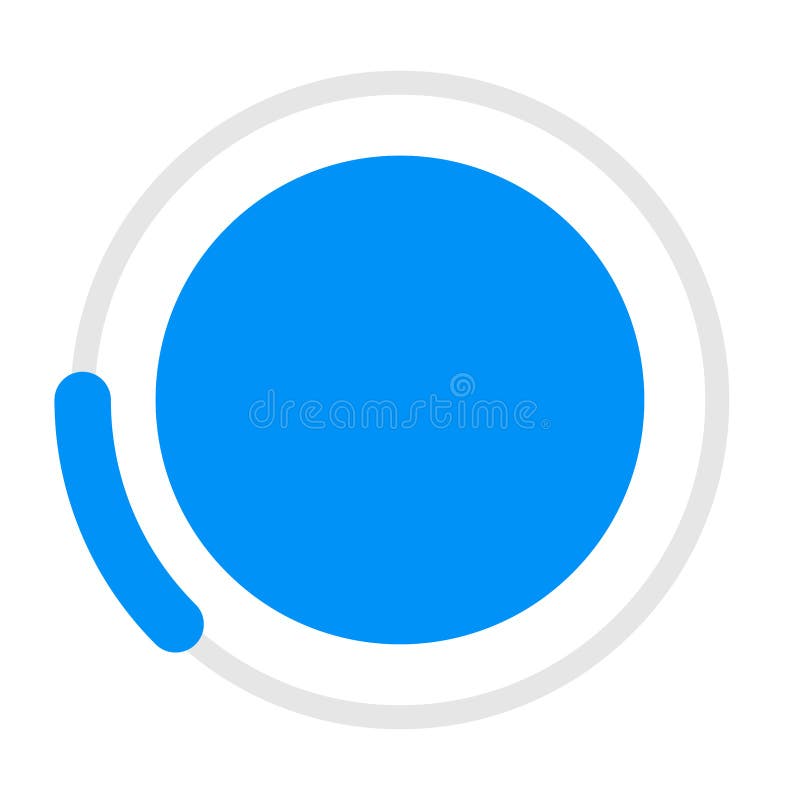 Progress, steps, phases, stages indicator circular graphics stock illustration