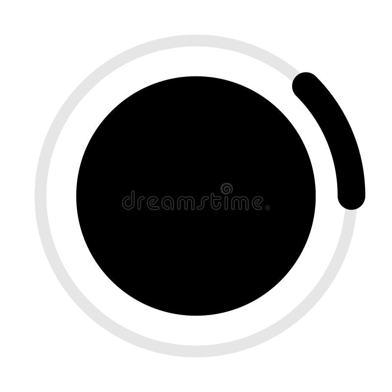 Progress, steps, phases, stages indicator circular graphics vector illustration