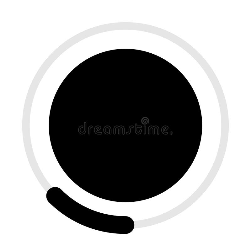 Progress, steps, phases, stages indicator circular graphics stock illustration