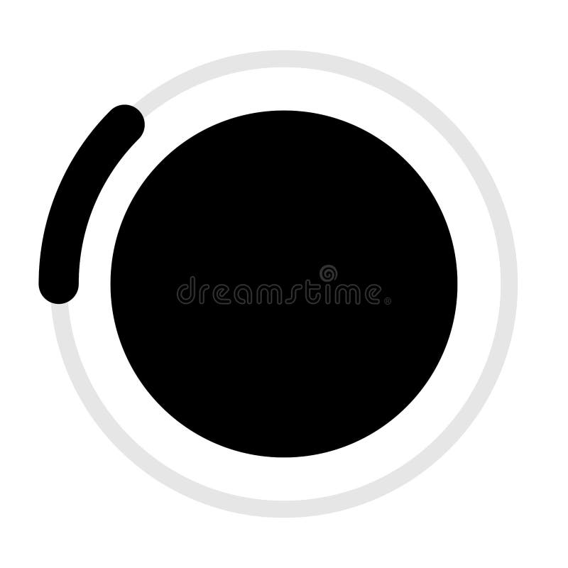 Progress, steps, phases, stages indicator circular graphics stock illustration