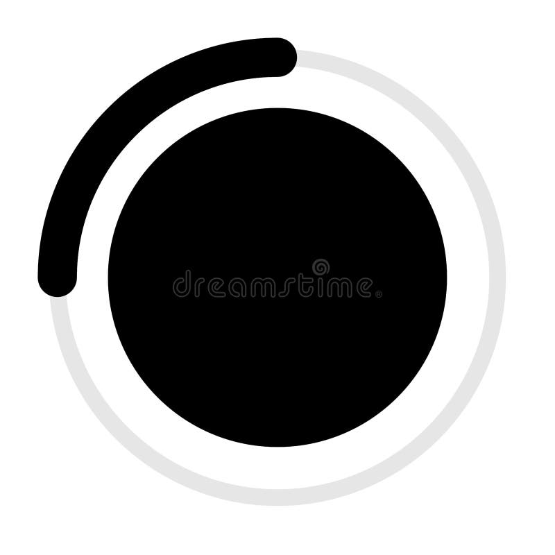 Progress, steps, phases, stages indicator circular graphics stock illustration