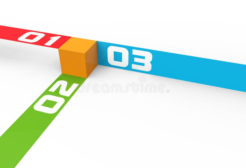 Progress steps royalty free illustration