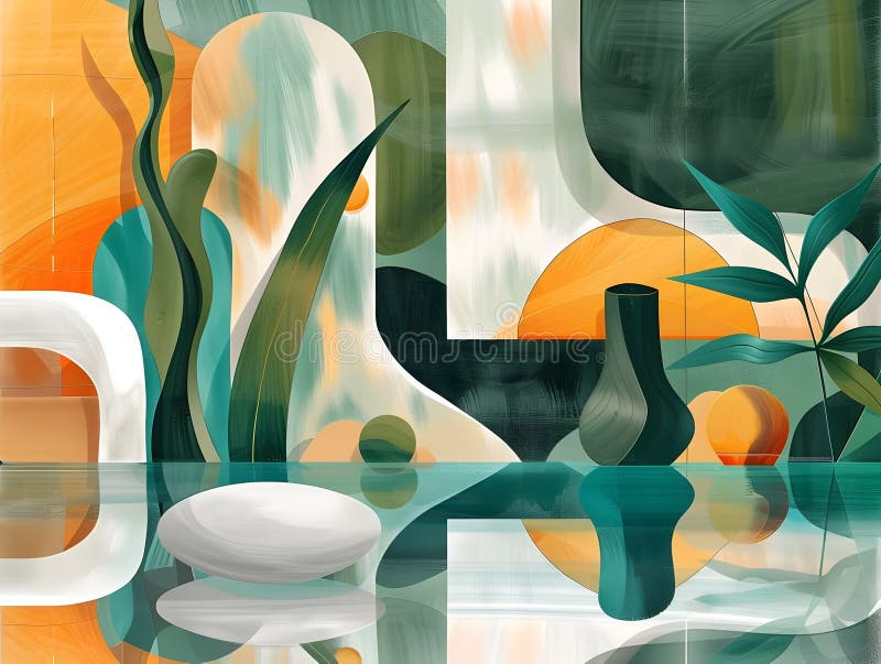 Progressive Data Science Visualizations Interactive Financial Modeling and Intelligent Decision Support in Serene Abstract Digital royalty free illustration