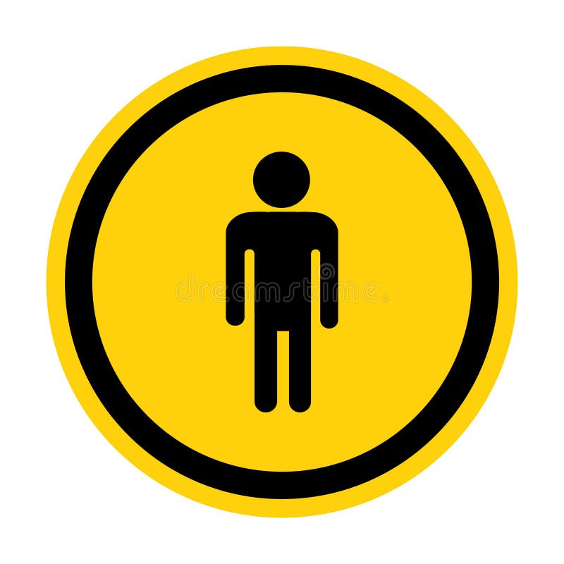 Prohibit People Allowed,Do Not Enter,No Man Entry Sign Isolate On White Background,Vector Illustration
