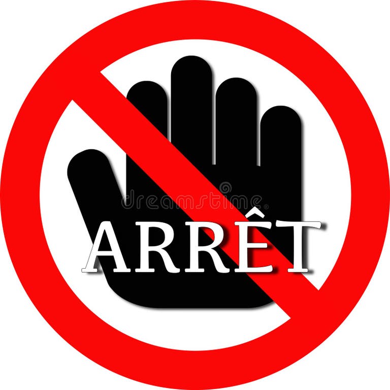 French Arret Stock Illustrations – 8 French Arret Stock Illustrations ...