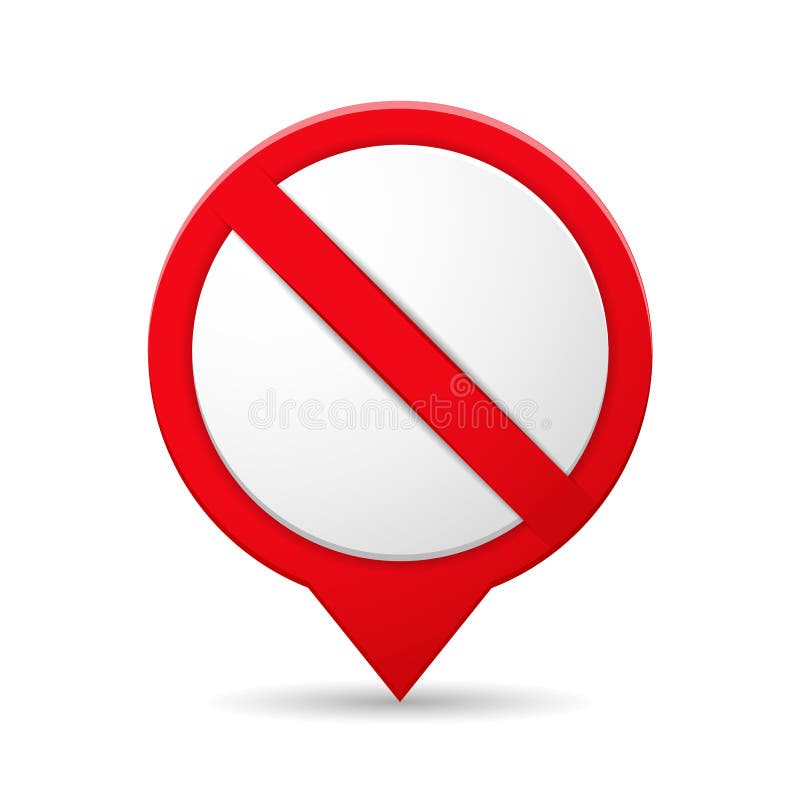 No photo forbidden sign on white Royalty Free Vector Image