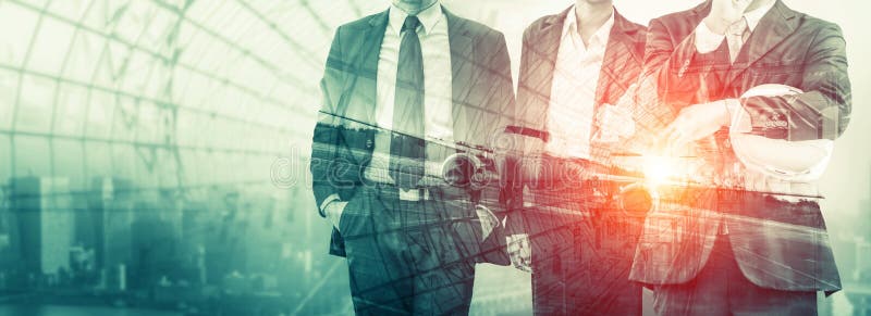 Proiect privind construcțiile viitoare stock photo