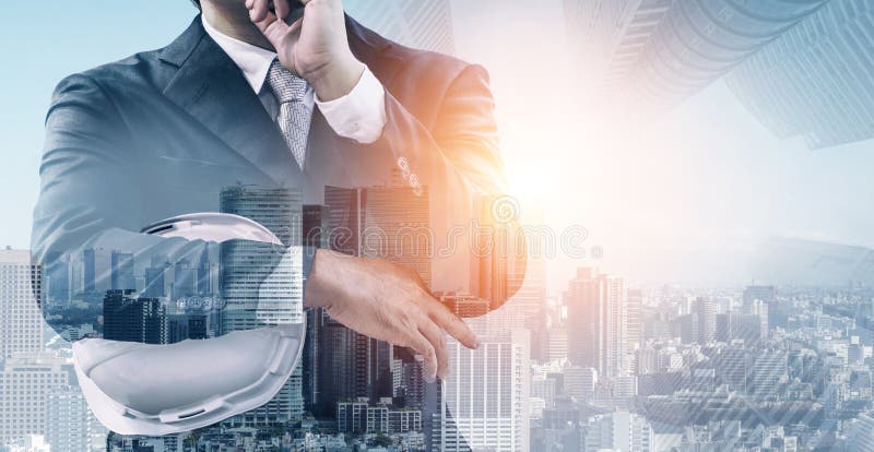 Proiect privind construcțiile viitoare royalty free stock images