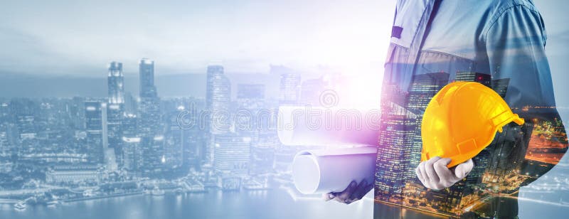 Proiect privind construcțiile viitoare royalty free stock photo