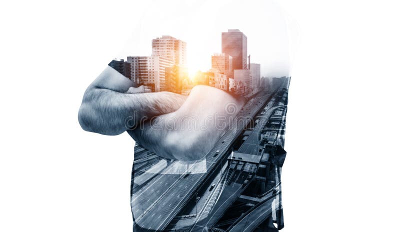 Proiect privind construcțiile viitoare stock image