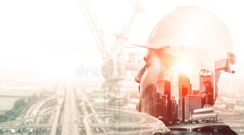 Proiect privind construcțiile viitoare stock photography