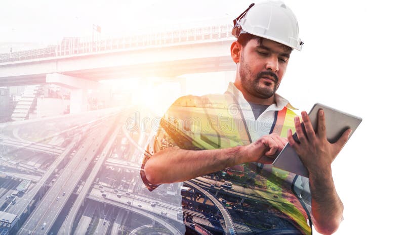 Proiect privind construcțiile viitoare. stock photo