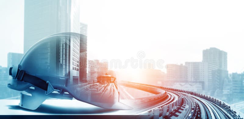 Proiect privind construcțiile viitoare. royalty free illustration