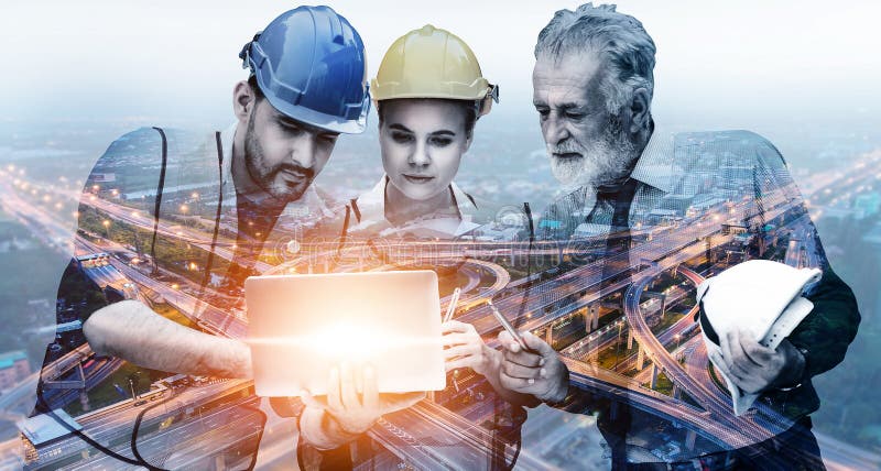 Proiect privind construcțiile viitoare. stock photography