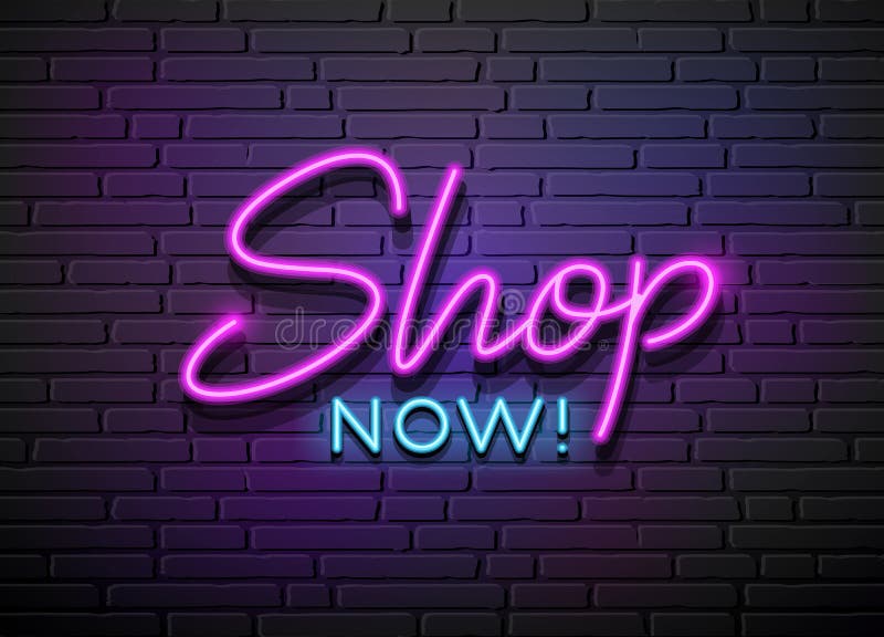 Proiectați acum imagini vectoriale neon pe perete negru bloc royalty free illustration