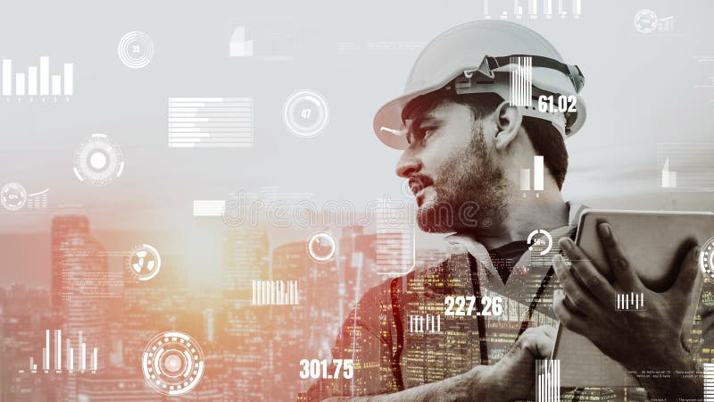 Proiecte viitoare de construcție și inginerie inventivă royalty free stock photos