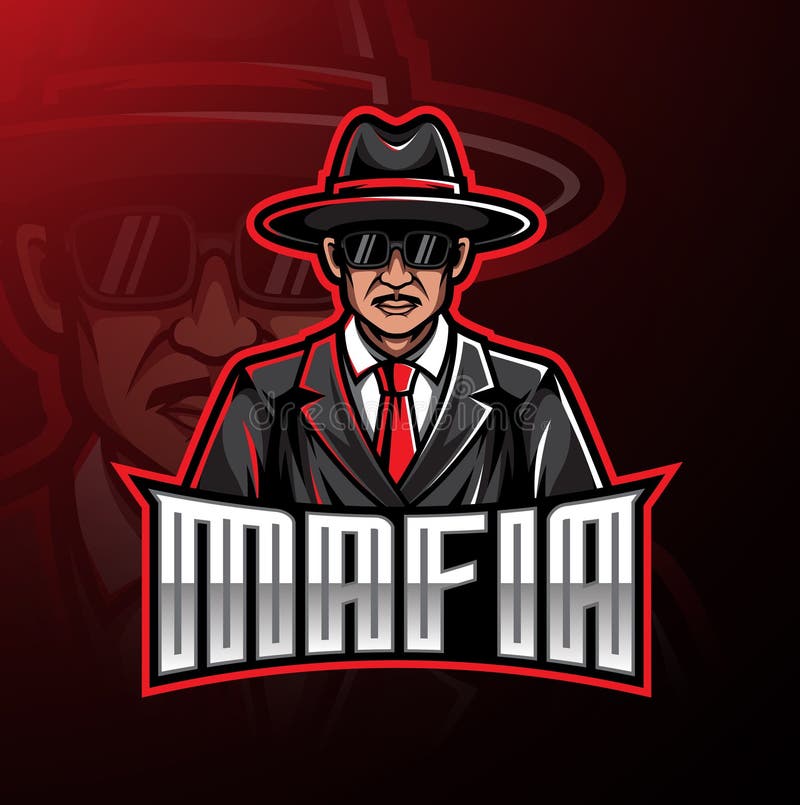 Mafia logo mascot gaming design