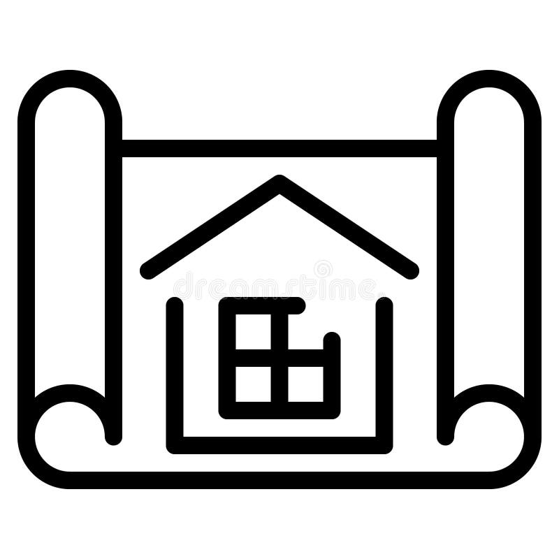 Project line icon vector , home vector illustration