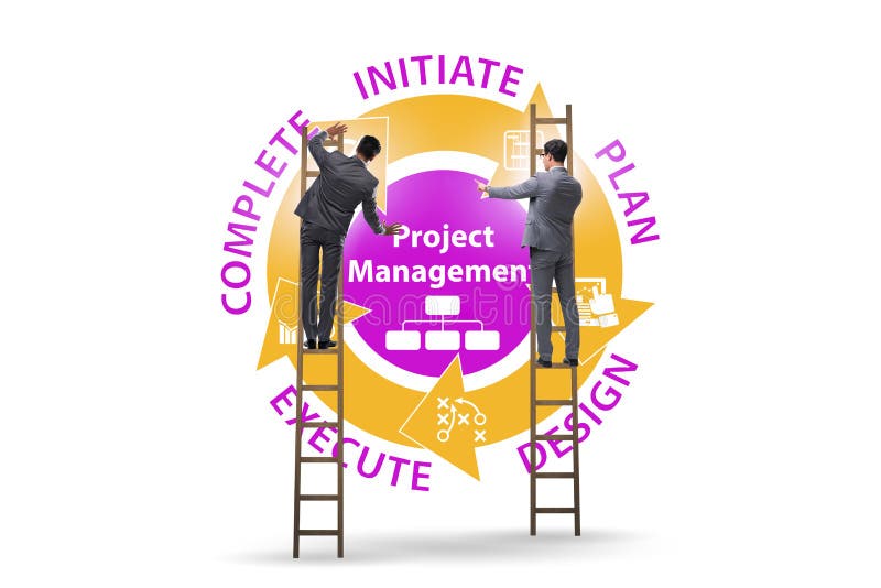 Project Management Stages Stock Illustrations – 680 Project Management ...