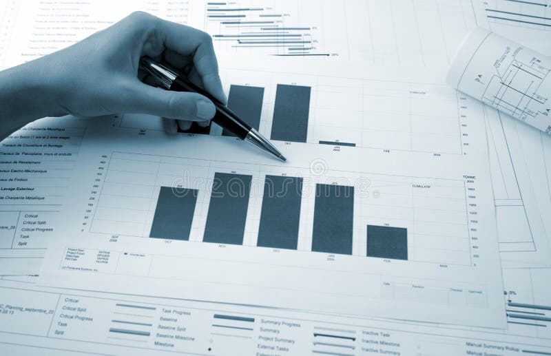 Project management stock photography