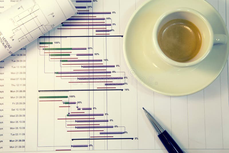 Project management royalty free stock photography