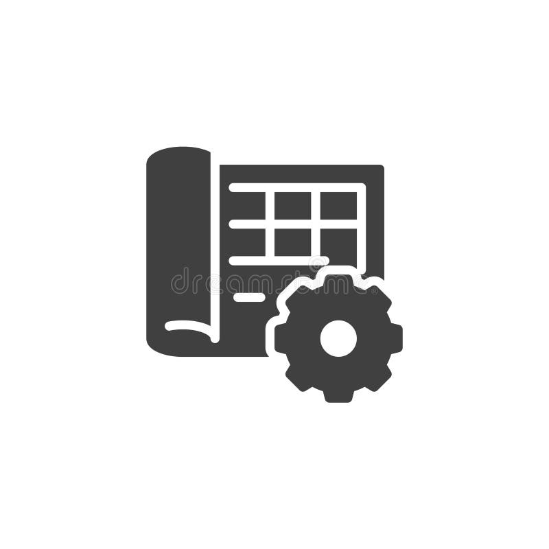 Project Management vector icon royalty free illustration