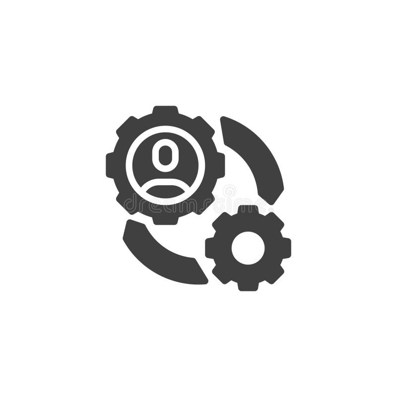 Project manager vector icon royalty free illustration