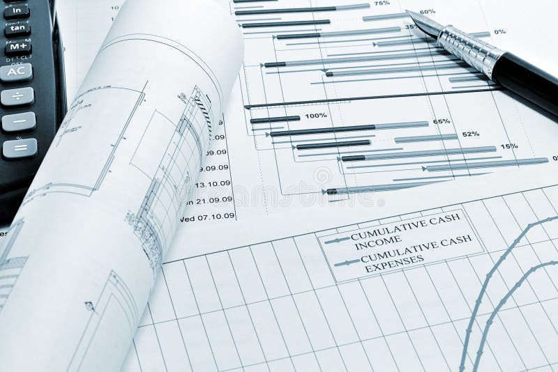 Project planning royalty free stock photo