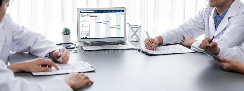 Project planning software for brisk business project management royalty free stock images